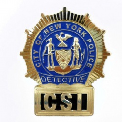 CSI Badge NY Detective