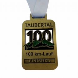 100KM Run Finisher Medal